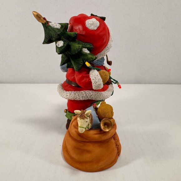 Cherished Teddies St. Nick Figurine Santa Claus Lights Up Special Delivery - Picture 4 of 7